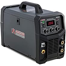 Amico MIG-200, 200-Amp MIGMAGLift-TIGStick Arc DC Welder, 3-in-1 Multifunction, Spool Gun Weld Aluminum-SPG15250, Grey, Full Size