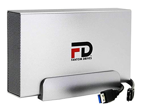 Fantom Drives FD 2TB DVR Expander External Hard Drive - USB 3.0 & eSATA (Comes with Both USB and eSATA Cable) - Supports DirecTv, Dish, Motorola, Arris and More, Silver (DVR2KEUS)
