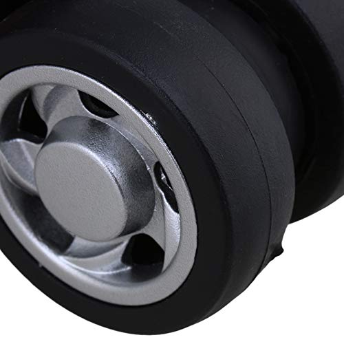 1 Pair Replacement Wheels for Luggage 360 Swivel Suitcase Casters Black with Screwdriver (W055)2