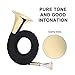 Mini Brass Horn,Portable and Lightweight Design,Compact Trumpet for Beginners,Music Practice,Outdoor Events,Travel Enthusiasts