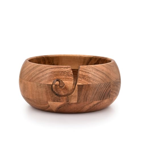 Kimona Yarn Storage Wooden Yarn Storage Bowl | Knitting Wool...