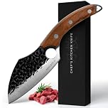 Matsato Chef Knife | Japanese Steel Kitchen Knives, 6.2in Blade, Sharp Knife for Meat & Vegetables Cooking and Chopping, Ergonomic Beech Wood Handle