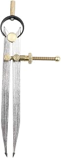 Break Leather Art General Tools Flat Leg Divider 6-4 inch Adjustable and Lockable Steel Divider Wing Leather Compass,Spring Wing Divider. (6 inch)
