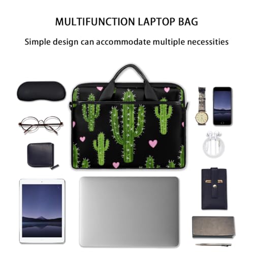 Bolso para laptop con diseño cactus para mujer y hombre miniatura 6