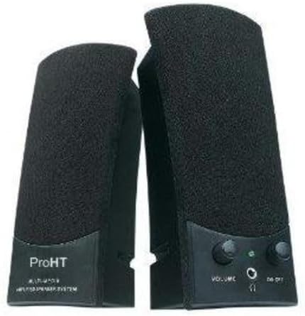 88037 Inland Products Inc. Stereo Speaker USB Powered Black