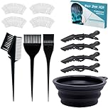 Xarchy Professional Hair Dye Kit Hair Coloring Products, Necessary Hair Coloring Tools for Salon & DIY at Home (12PCS)