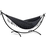 SUNCREAT Portable Outdoor Hammock with Stand Included,...