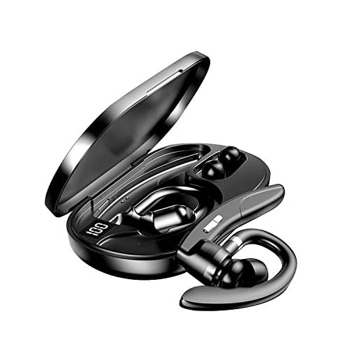 Brusreducerande hörlurar, in-ear Bluetooth 5.0-hörlurar med dubbel mikrofon, trådlösa hörlurar, trådlösa vattentäta hörlurar, inbyggd mikrofon i örat