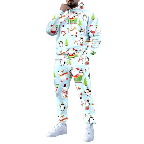 Survêtement homme ensemble père Noël pour les soirées festives au coin du feu