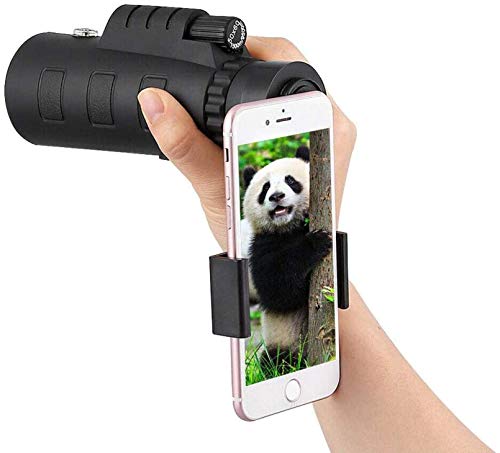 Telescopio para adultos refractor con trípode y adaptador miniatura 2