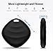 Key Finder, Bluetooth Tracker Locator Pairs with Apple Find My (iOS only), Item Finder for Keys,Wallet,Pets,Bag,Backpack and Suitcase, 400ft Range Smart Tracker Tags, Compatible with iOS, Black 1Pack
