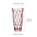 CEMABT Glass Vases for Flowers, Unbreakable 3.4 lb Morden Vases for Tables Centerpieces, Vintage and Clear Rose Large Vases Christmas Thanksgiving Gifts, Pink