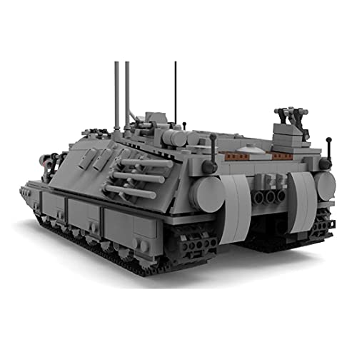YPZ Technik Panzer Bausteine, Sowjetischer Panzer KV-44 Modellbausatz Panzer, Militär Panzer Bausatz Klemmbausteine… – Bild 4