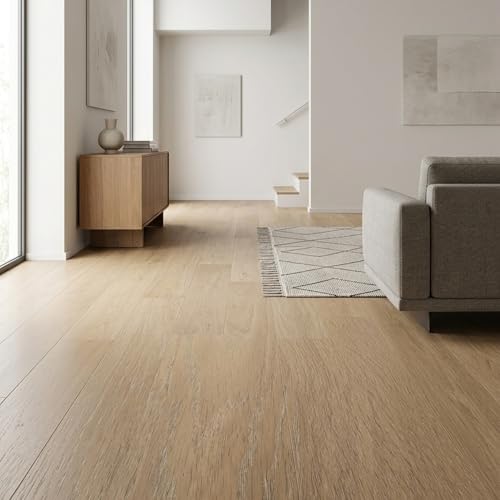 Suelo vinílico SPC click 5 mm efecto madera Roble Ámbar (2,21 m²) - ISOVEX