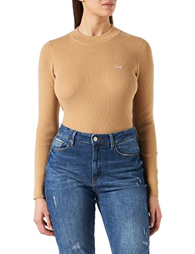 Levi's Damen Crew Rib Sweater Pullover Sweatshirt, Iced Coffee, XS
