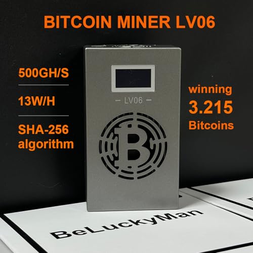 Bitcoin Miner Lucky Miner LV06 BTC Lottery Machine 500GH/S BM1366 WiFi SHA-256 Asic Chip Algorithm BTC BCH BSV DGB - Image 4