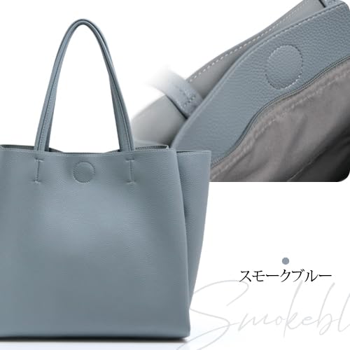 SARAi トートバッグ レディース 大容量 A4 軽量 通勤 仕事 通学 収納力 ファスナー付き 大きめ バッグ レディース 軽い おしゃれ バック ci-puratera の商品画像 1