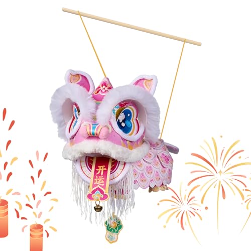 Chinesisches Neujahr Laternen-Set - Löwentanz Urlaubsdekoration - Frühlingsfest- Laterne, für Schule Restaurant Performance Homepage Familiensammlung Schlafzimmer Studieren Handwerksliebhaber