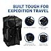 Eagle Creek Migrate 90L Travel Backpack Duffle Bag with Tuck-Away Backpack Straps, Full-Access Wide Mouth Opening & Seamless Bottom Bathtub Construction, Black