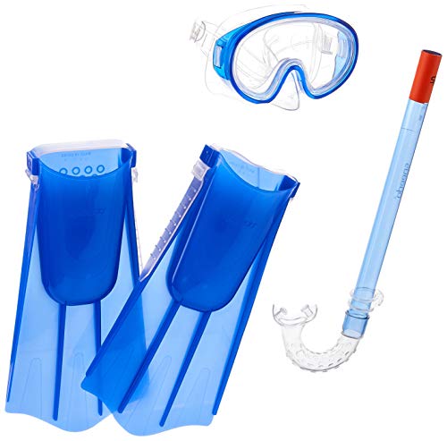 Máscara, esnórquel y aletas para niños Speedo Aqua Quest