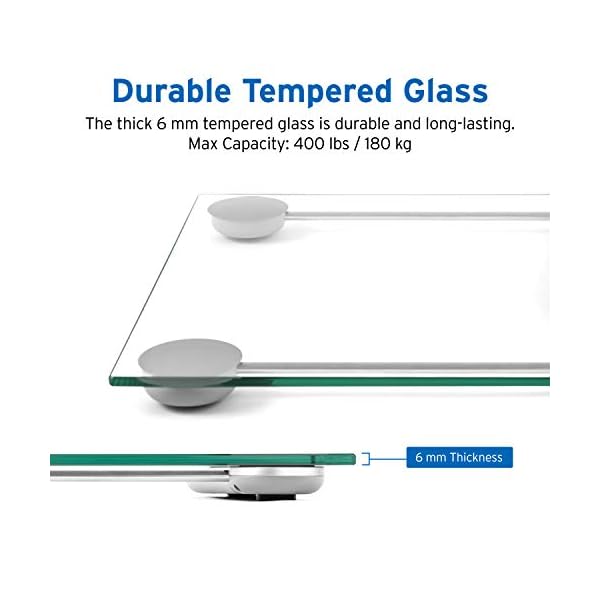 Etekcity-Digital-Body-Weight-Bathroom-Scale-Large-Blue-LCD-Backlight-Display-High-Precision-Measurements6mm-Tempered-Glass-400-Pounds Etekcity Bathroom Scale for Body Weight, Digital Weighing Machine for People, Accurate & Large LCD Backlight Display, 6mm Tempered Glass, 400 lbs