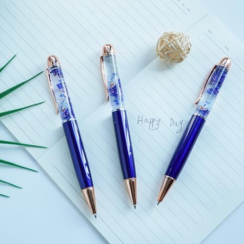 Image of Rocket Fun Pens Cute Floater Floating Liquid Writing Journaling Office Pen Unique Present Gifts