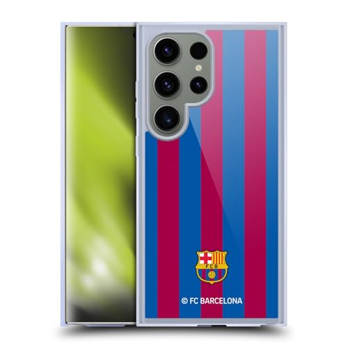 Coque Gel FC Barcelona compatible MagSafe pour Samsung Galaxy S24 Ultra Protection Militaire