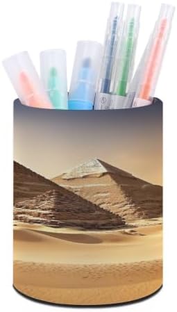Egyptian Pyramid Round Pen Holder Desk Organizer for Office Home image 5