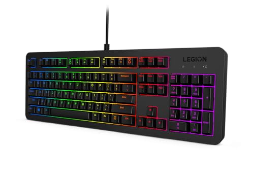 Lenovo Legion K 300 RGB Gaming Keyboard, 16.8 Million Colors, 5 Zone Programmable RGB | Anti Ghosting | Upto 20 Million Keypresses | Customizable | USB 2.0 Interface |3 Year Warranty | Black Lenovo Legion K 300 RGB Gaming Keyboard, 16.8 Million Colors, 5 Zone Programmable RGB | Anti Ghosting | Upto 20 Million Keypresses | Customizable | USB 2.0 Interface |3 Year Warranty | Black