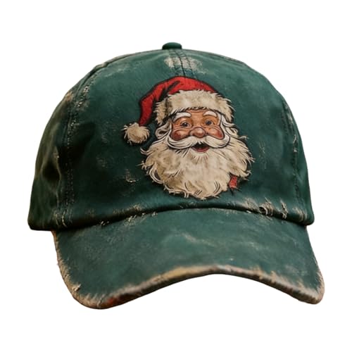Casquette de baseball Père Noël rétro réglable homme femme enfant broderie