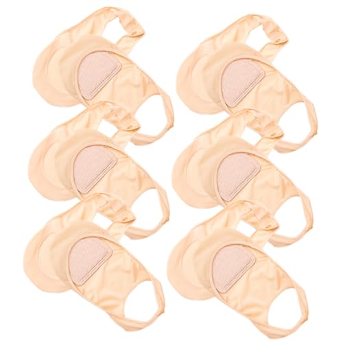 NOLITOY 6pairs Breathable Half Socks for Women Heel Sling Design Comfortable Forefoot Socks for Running Canvas and Shoes Durable and Wear-Resistant