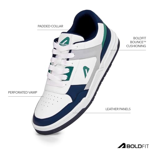 Image of Boldfit Sneakers for Man Lightweight Shoes for Men Comfortable Sneakers for Men Air Mesh Casual Shoes Mens Soft Cushion Insole Lace Up Casual Boys Shoe Sneaker DripBloc