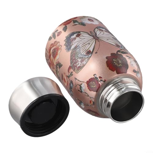 Zilimontt Isolierte Edelstahl-Wasserflasche, 300 ml, tragbare...