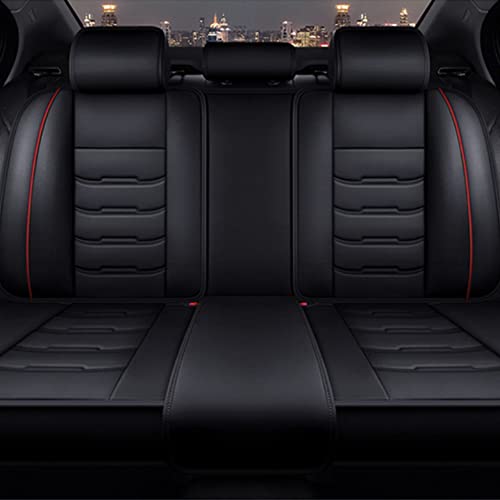 ZIROXI Car Seat Cover Sets for Nissan X-Trail T33 2021 2022 2023 Automotive Full Surround Custom Protectors Interior Accessories,BlackRed - Image 5