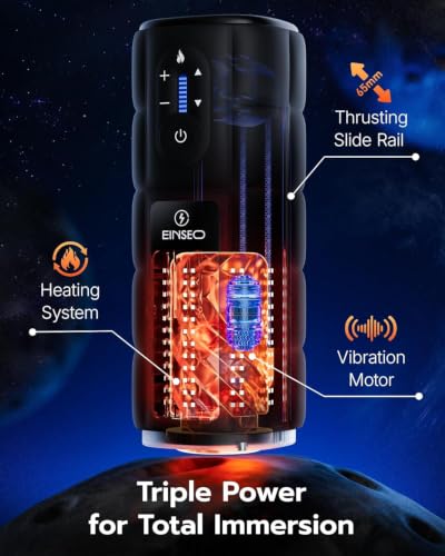 EINSEO Male Masturbator Thrusting Vibrating Brushless Motor Sex Toy for Men - Image 4