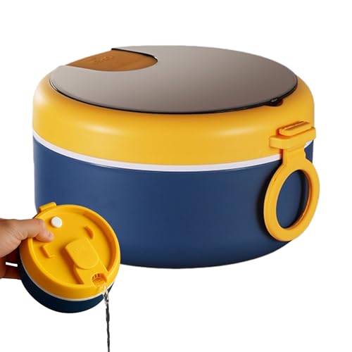 Tyinerc Tazones Para Fideos | Taza Apta Para Microondas Alimenticio - Contenedores Para Sopa Y Fideos De 900 ml Con Tapa - Para Casa Oficina Viaje Escuela Universidad Preparación De Comidas Almuerzo