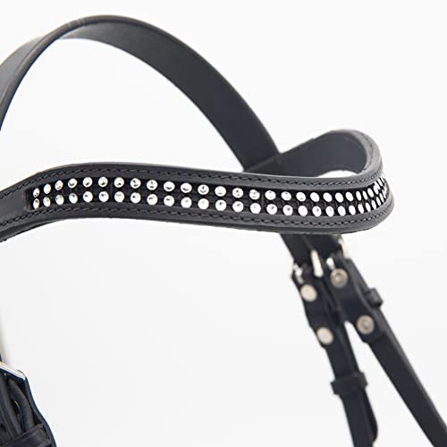 PFIFF 103111 Hobby Horsing Spieltrense gebisslose Trense für Hobby Horse Spielpferd Plüsch-Pferd, Schwarz