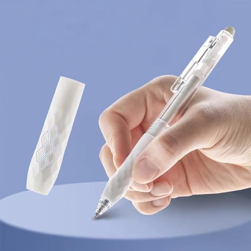 Bolígrafos retráctiles de gel borrable 0.5mm azul x4 miniatura 4
