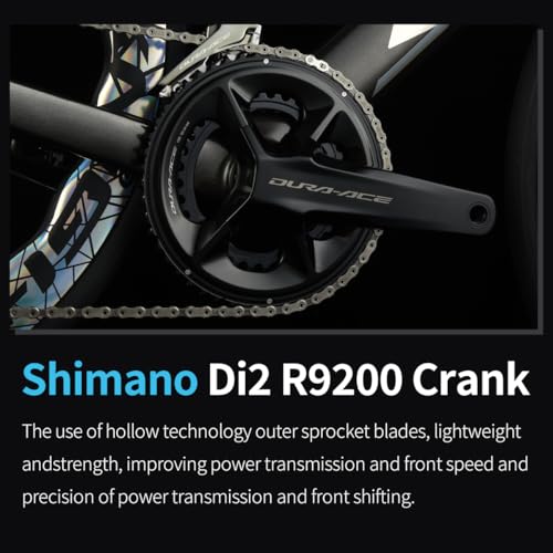 SAVADECK R9 Di2 Full Carbon Road Bike, Carbon Fiber Frame