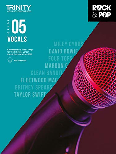 Trinity College of London ROCK AND POP VOCAL GRADE 5 FROM 2018 [Paperback] Trinity Publications