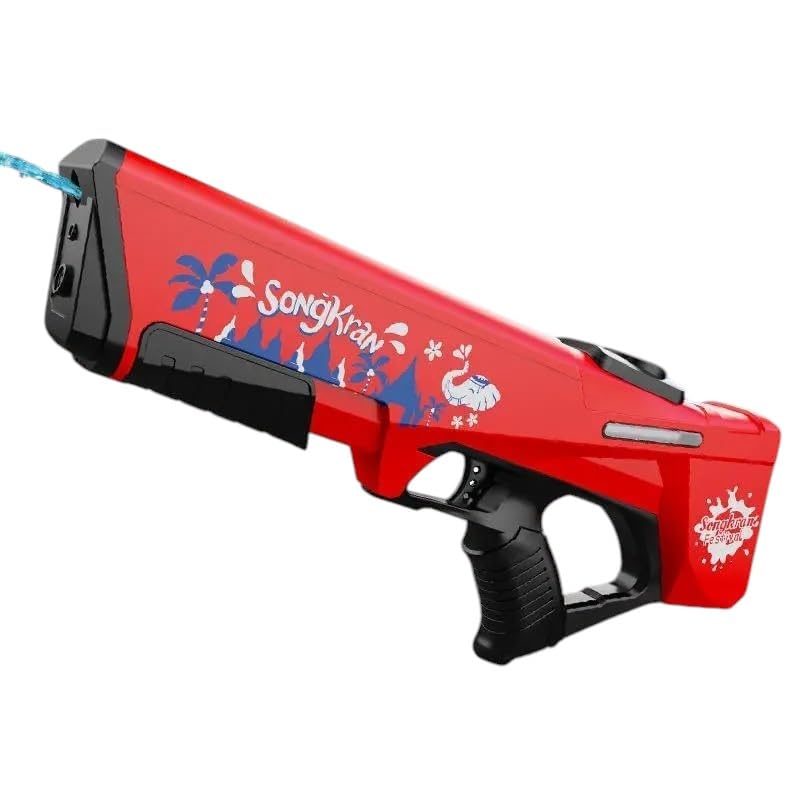 Image of Electric Dual-Mode Super Large Water Gun with Auto Water Suction & 550CC Power Battery- High-Power Blaster, 30-40 Feet Range, Leakproof, USB Rechargeable - Ultimate Water Battle Toy for Kids 3+