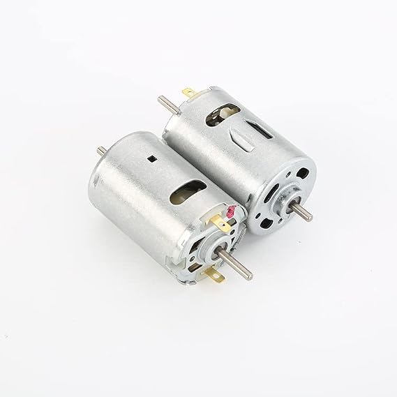 Fielect DC Motor 12V 10000RPM Micro Motor Mini Motor Electric Motor Round Shaft for RC Boat DIY Airplane Toys Model DIY Hobby, 1 Pcs