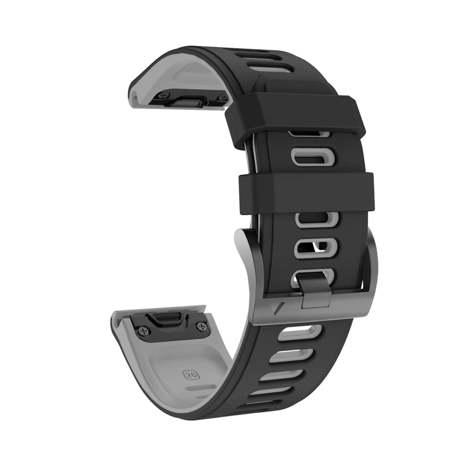 Correa de silicona de 22 mm para Garmin Fenix 5 que evita rozaduras en la piel