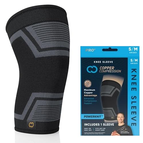 Copper Compression PowerKnit Knee Sleeve- Copper...