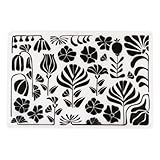 Mantel individual Twisted lime blanco y negro 45x30cm