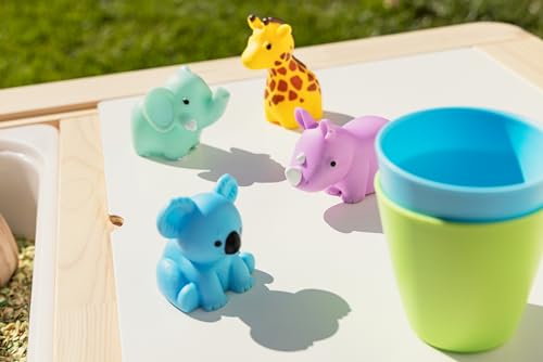 Munchkin Baby Bath Toy Squirts for Babies and Toddlers 9 Months and Up, Wild Animal Squirters, 8 Pack - image 6