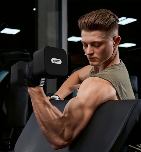 Image of 15LB 20LB 30LB 40LB 50LB Adjustable Dumbbell Set Free Weights Dumbbells Set for Women Men Hand Weights Sets Adjust Dumbbell Weight Sets for Home Gym Exercise Workout Strength Training Equipments