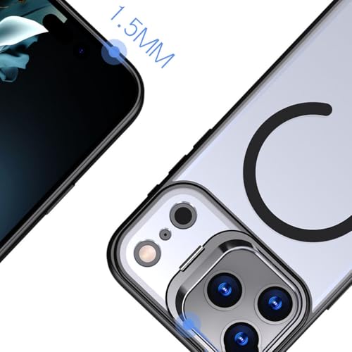Coque iPhone 17 Pro rose antichoc magnétique béquille et protection objectif