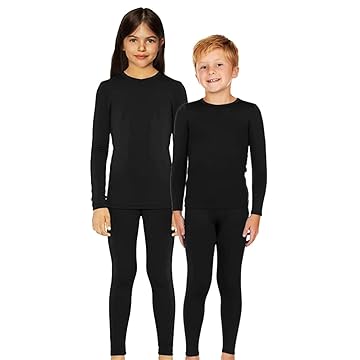 Conjunto Frio Infantil Roupa Térmica segunda pele Forrado Masculino Feminino