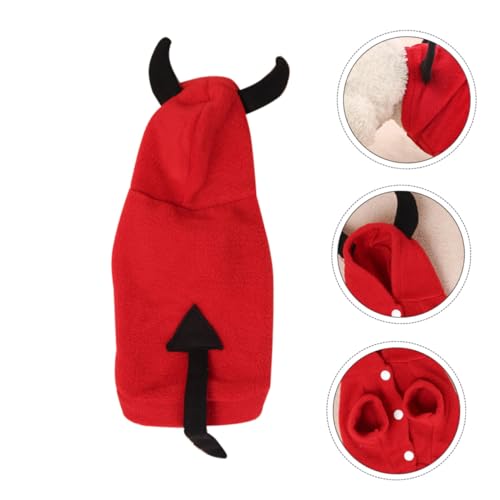 Disfraz Diablo para Perro XL Halloween Calentito miniatura 6